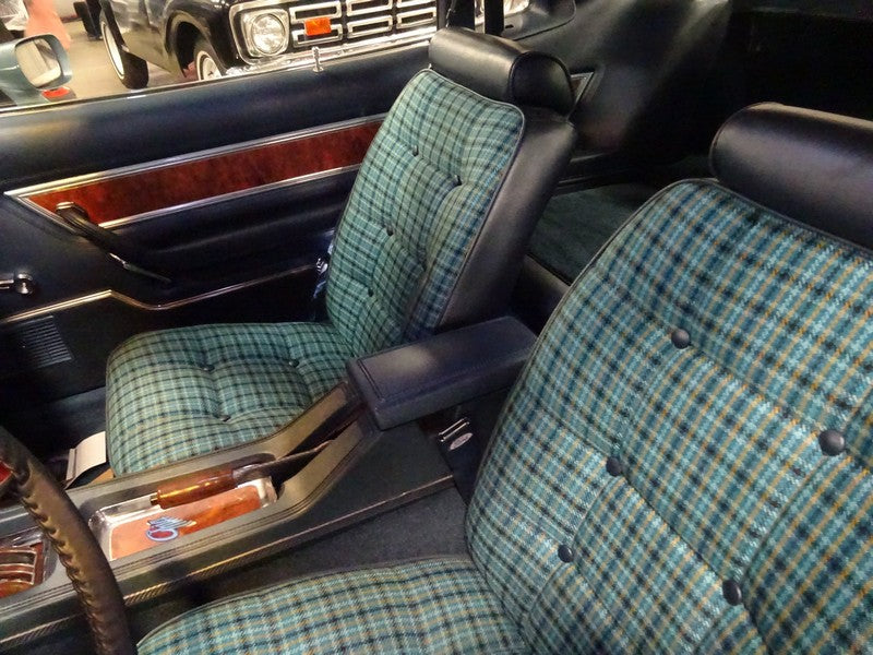 Mustang II Seats Scottish Plaid Green