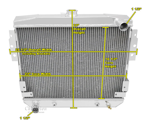 Mustang II Radiator V8 1974 1975 1976 1977 1978