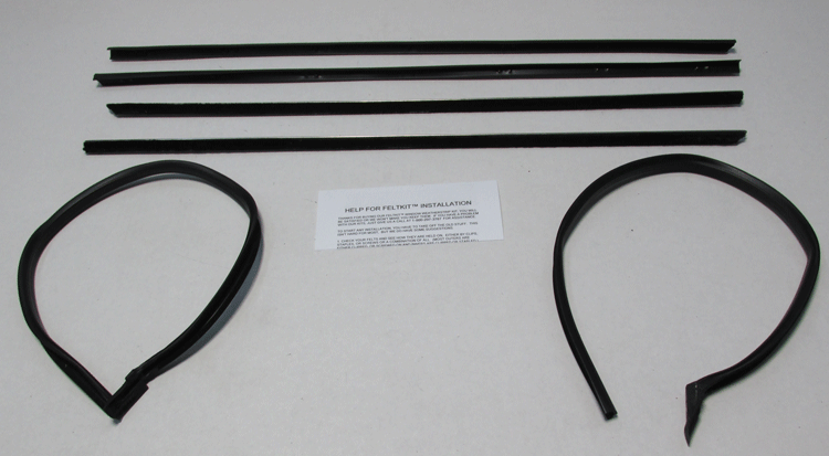 1967 Mustang Deluxe Fastback Window Weatherstrip kit - M226