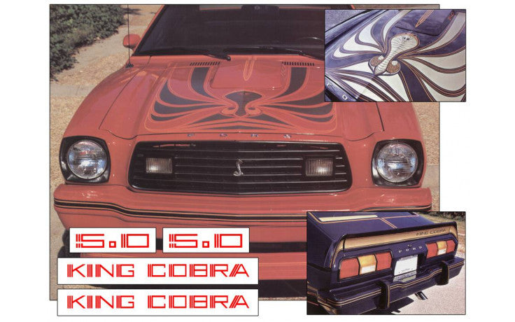 1978 King Cobra Hood Snake and Decal Kit